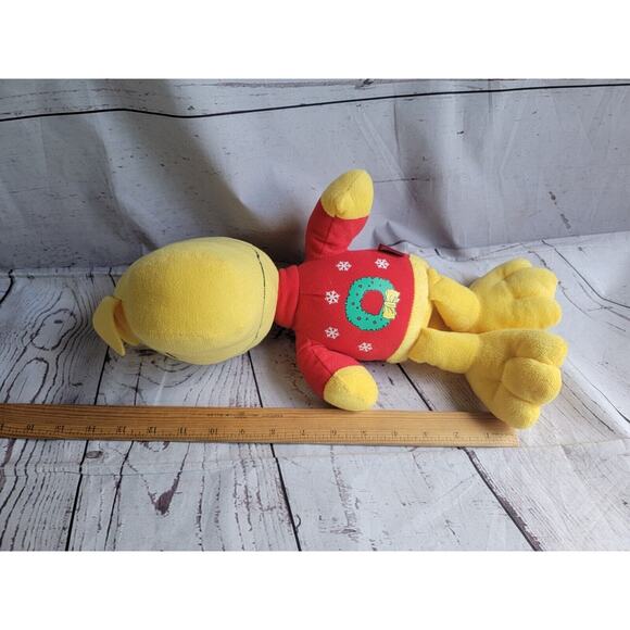 Peanuts Woodstock 15 Inch Plush Christmas Wreath Shirt Stuffed Animal - Picture 9 of 9